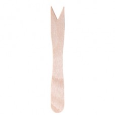 Forchettina monouso in legno - 8,5 cm - Signor Bio - conf. 100 pezzi