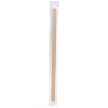 Palettina caffè - in busta singola - 11 cm - legno - Signor Bio - conf. 100 pezzi