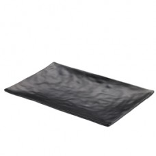 Vassoio rettangolare - 30 x 21 x 3 cm - melamina - nero - Leone Vassoio rettangolare - 30 x 21 x 3 cm - melamina - nero - Leone