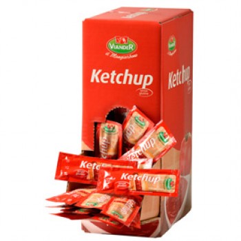 Ketchup in bustina monodose - 15 gr - Viander - conf. 250 pezzi Ketchup in bustina monodose - 15 gr - Viander - conf. 250 pezzi
