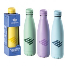 Borraccia termica Colorosa Pastel - 500 ml - acciaio inox - colori assortiti - RiPlast Borraccia termica Colorosa Pastel - 500 ml - acciaio inox - colori assortiti - RiPlast