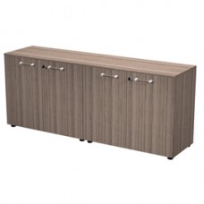Coppia mobili bassi Elegance - con ante - 180 x 45,3 x 75 cm - noce toscano Coppia mobili bassi Elegance - con ante - 180 x 45,3 x 75 cm - noce toscano