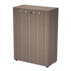 Mobile Elegance - medio con ante - 90 x 45,2 x 126,2 cm - noce toscano