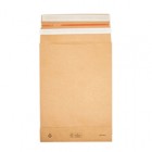 Sacchetti a fondo quadro E-Green - C3 - 35 x 45 x 12 + 10 cm - carta kraft - avana - Bong Packaging - conf. 200 pezzi