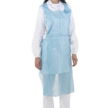 Grembiulino detectabile - in rotolo - taglia unica - PP - blu - conf. 100 pezzi
