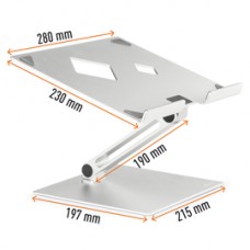 Supporto alza notebook Rise - da 10'' a 17'' - Durable Supporto alza notebook Rise - da 10'' a 17'' - Durable