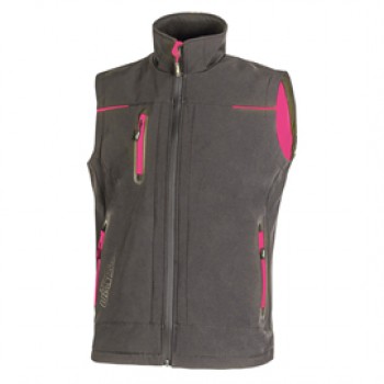 Gilet donna Universe Lady - taglia M - grigio/fucsia - U-Power Gilet donna Universe Lady - taglia M - grigio/fucsia - U-Power