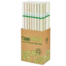 Rotolo carta regalo Erba - 70 cm x 2 m - fantasie assortite - Rex Sadoch