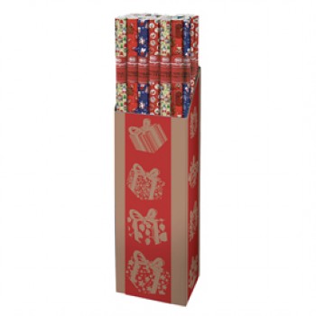 Rotolo carta regalo natale - 3 x 1 m - fantasia bambini - colori assortiti - Rex Sadoch Rotolo carta regalo natale - 3 x 1 m - fantasia bambini - colori assortiti - Rex Sadoch