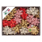 Stelle di nastro ecocarta - 20 mm x diam. 9 cm - fantasie assotite natale - Brizzolari - conf. 36 pezzi Stelle di nastro ecocarta - 20 mm x diam. 9 cm - fantasie assotite natale - Brizzolari - conf. 36 pezzi