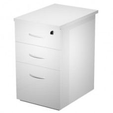 Cassettiera alta AgorA' Compact - 3 cassetti - 44 x 60 x 73 cm - bianco