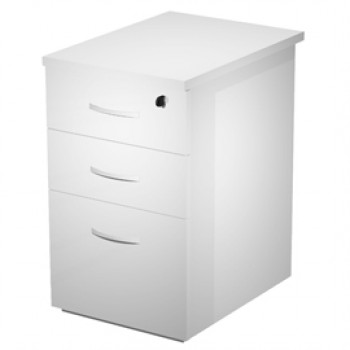 Cassettiera alta AgorA' Compact - 3 cassetti - 44 x 60 x 73 cm - bianco