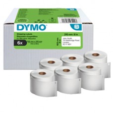 Rotolo 140 etichette LW 2177565 - 102 mm x 210 mm - carta - solo per LW5XL - Dymo - conf. 6 rotoli