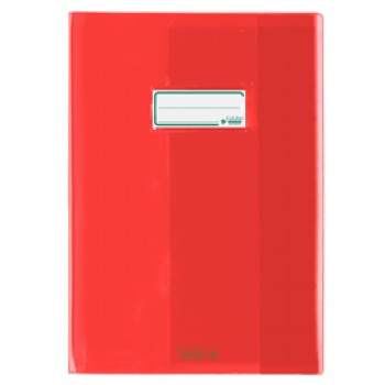 Coprimaxi Colibrì - c/alette - ecoPE - 180 mic - A4 - liscio - trasparente - rosso - Favorit