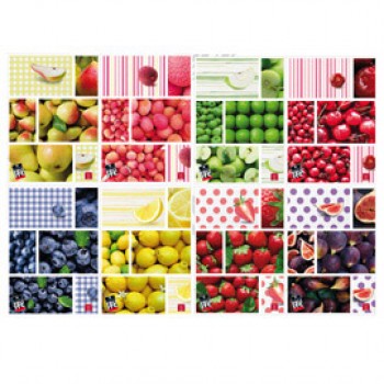 Maxiquaderno Fruit - A4 - 5 mm c/margine - 42 fogli - 80 gr - Pigna Maxiquaderno Fruit - A4 - 5 mm c/margine - 42 fogli - 80 gr - Pigna