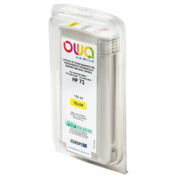 Armor - Cartuccia ink Compatibile per Hp 72 - Giallo - B45116OW -130 ml