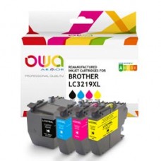 Armor - Cartuccia ink Compatibile per Brother LC3219XL - BK/C/M/Y - K10535OW - 63 ml/18ml-C Armor - Cartuccia ink Compatibile per Brother LC3219XL - BK/C/M/Y - K10535OW - 63 ml/18ml-C
