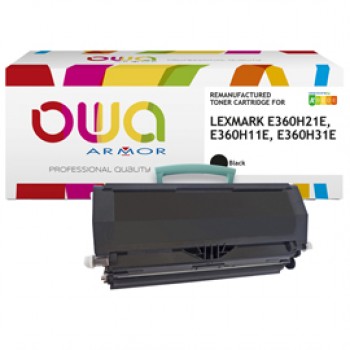 Armor - Toner Compatibile per Lexmark E360H21EE - Nero - 9.000 pag Armor - Toner Compatibile per Lexmark E360H21EE - Nero - 9.000 pag