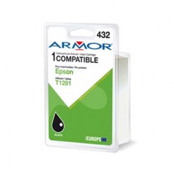 Armor - Cartuccia ink Compatibile per Epson - Nero - T128140 - 9 ml Armor - Cartuccia ink Compatibile per Epson - Nero - T128140 - 9 ml