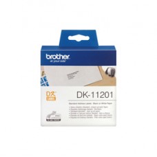Brother - Rotolo 400 Etichette 29 x 90 mm - Nero/Bianco - DK-11201 Brother - Rotolo 400 Etichette 29 x 90 mm - Nero/Bianco - DK-11201