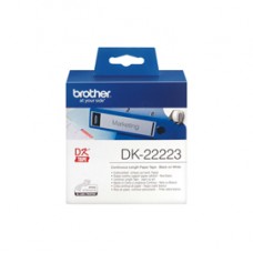 Brother - Nastro adesivo - Nero/Bianco - 50mm x 30,48mt - DK22223 Brother - Nastro adesivo - Nero/Bianco - 50mm x 30,48mt - DK22223