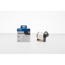 Brother - Nastro adesivo - Rosso/Bianco - 62mm x 15,26mt - DK22251 Brother - Nastro adesivo - Rosso/Bianco - 62mm x 15,26mt - DK22251