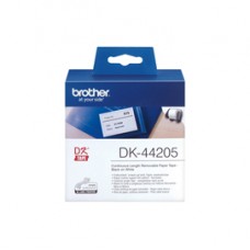 Brother - Nastro adesivo - Nero/Bianco - 62mm x 30,48mt - DK44205 Brother - Nastro adesivo - Nero/Bianco - 62mm x 30,48mt - DK44205