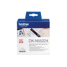 Brother - Nastro non adesivo - Nero/Bianco - 54mm x 30,48mt - DKN55224 Brother - Nastro non adesivo - Nero/Bianco - 54mm x 30,48mt - DKN55224