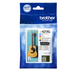 Brother - Kit Cartucce - Nero/ Ciano/Magenta/Giallo - LC421XLVAL  - 500 pag