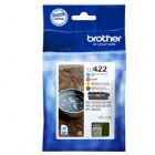 Brother - Kit Cartucce - Nero/ Ciano/Magenta/Giallo - LC422VAL  - 550 pag