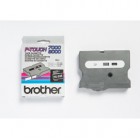 Brother - Nastro -  Bianco/Nero - TX335 - 12mm x15mt