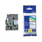 Brother - Nastro - Blu/Bianco - TZE252 - 24mm x 8mt