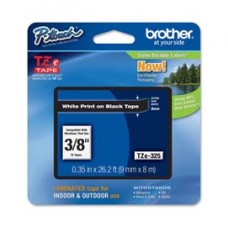 Brother - Nastro - Bianco/Nero - TZE325 - 9mm x 8mt Brother - Nastro - Bianco/Nero - TZE325 - 9mm x 8mt