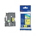 Brother - Nastro -  Nero/Giallo - TZE611 - 6mm x 8mt