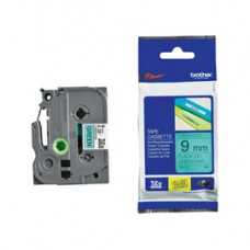 Brother - Nastro - Nero/Verde - TZE721 - 9mm x 8mt Brother - Nastro - Nero/Verde - TZE721 - 9mm x 8mt
