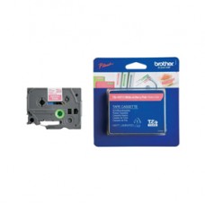 Brother - Nastro - Bianco/rosa shocking - TZEMQP35 - 12mm x 5mt Brother - Nastro - Bianco/rosa shocking - TZEMQP35 - 12mm x 5mt
