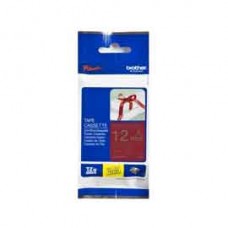 Brother - Nastro - 12 mm x 4 mt - Oro / Rosso - TZERW34 Brother - Nastro - 12 mm x 4 mt - Oro / Rosso - TZERW34