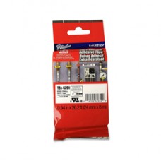 Brother - Nastro con adesivo resistente - Nero/Bianco - TZES251 - 24mm x 8mt Brother - Nastro con adesivo resistente - Nero/Bianco - TZES251 - 24mm x 8mt