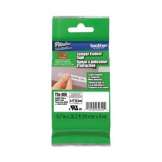 Brother - Nastro di sicurezza - bero/Bianco - TZES4 - 18mm x 8mt Brother - Nastro di sicurezza - bero/Bianco - TZES4 - 18mm x 8mt