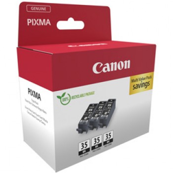 Canon - Confezione 3 Cartucce Ink PGI-35 - Nero - 2970B017
