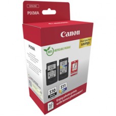 Canon - Cartuccia Ink PG-510/CL-511 - con Confezione Fogli - 2970B017 Canon - Cartuccia Ink PG-510/CL-511 - con Confezione Fogli - 2970B017