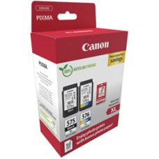 Canon - Cartuccia Ink PG-575XL /CL-576XL - con Confezione Fogli - 5437C006 Canon - Cartuccia Ink PG-575XL /CL-576XL - con Confezione Fogli - 5437C006