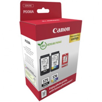 Canon - Cartuccia Ink PG-575/CL-576 - con Confezione fogli - 5438C004