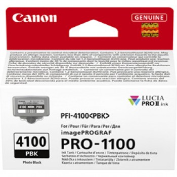 Canon - Cartuccia PFI-4100 - Nero Photo - 6777C001 Canon - Cartuccia PFI-4100 - Nero Photo - 6777C001