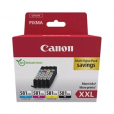 Canon - Cartuccia ink Multipack - BK/C/M/Y - CL-581XXL - 1998C006 Canon - Cartuccia ink Multipack - BK/C/M/Y - CL-581XXL - 1998C006