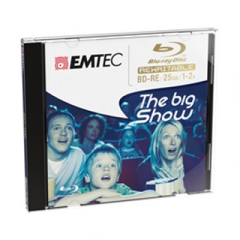 Emtec - Blue Ray - BD-RE 1-2x - Singolo - ECOBDRE2512JC Emtec - Blue Ray - BD-RE 1-2x - Singolo - ECOBDRE2512JC