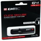 Emtec - Memoria USB B120 ClickSecure - ECMMD64GB123 - 64 GB