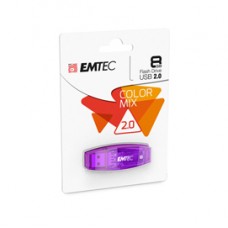 Emtec - Memoria Usb 2.0 - viola - ECMMD8GC410 - 8GB