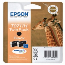 Epson - Confezione doppia Cartuccia ink - Nero - T0711H - C13T07114H10 - 11ml x 2