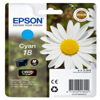 Epson - Cartuccia ink - 18 - Ciano - C13T18024012 - 3,3ml